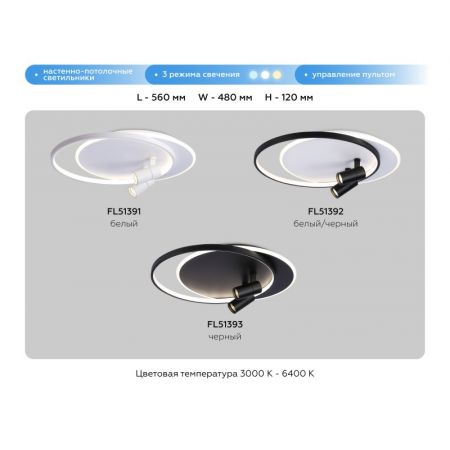 Накладной светильник Ambrella Light FL51391