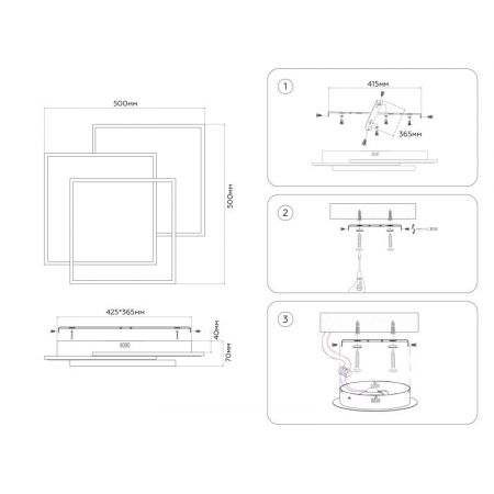 Накладной светильник Ambrella Light FA7723