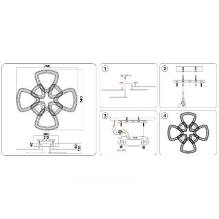 Накладной светильник Ambrella Light FA8863