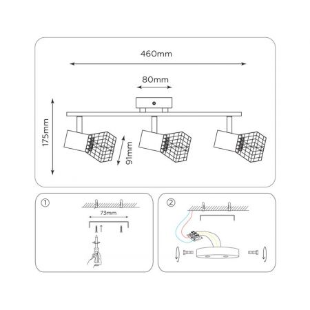 Накладной светильник Ambrella Light TR8631