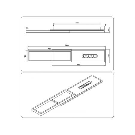 Накладной светильник Ambrella Light FL51454