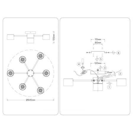 Накладной светильник Ambrella Light FL51726