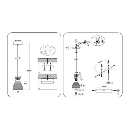Подвесной светильник Ambrella Light TR3403