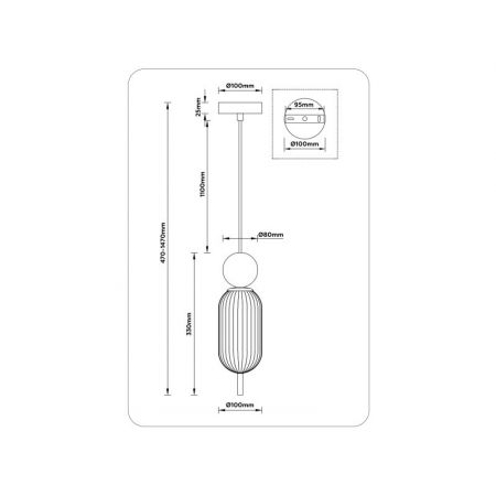 Подвесной светильник Ambrella Light LH53101