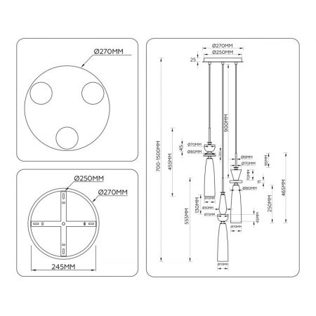 Подвесной светильник Ambrella Light LH75367