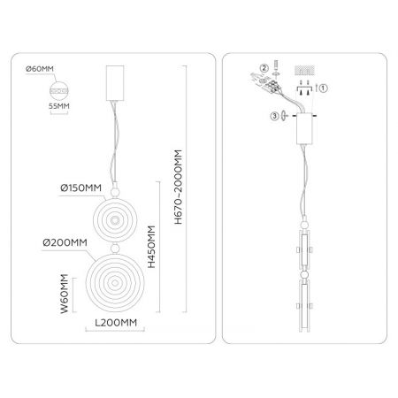 Подвесной светильник Ambrella Light LH31127
