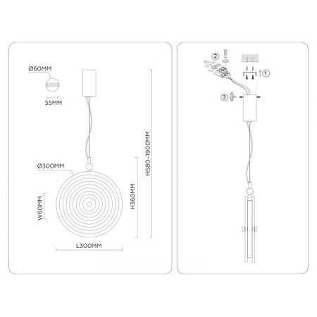 Подвесной светильник Ambrella Light LH31125