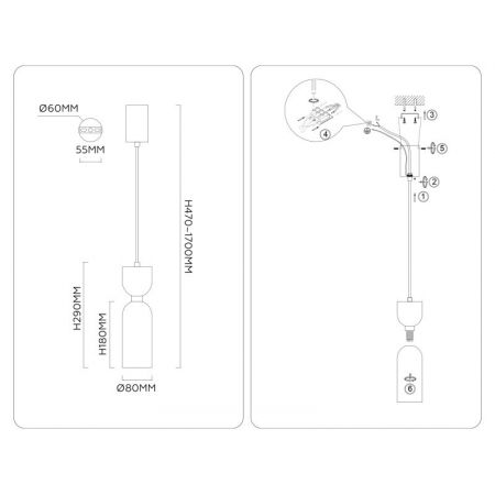 Подвесной светильник Ambrella Light LH53331