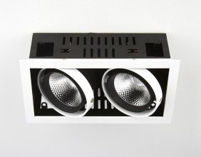 Влагозащищенный светильник Ambrella Light T812 BK/CH 2*12W 4200K