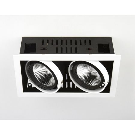 Влагозащищенный светильник Ambrella Light T812 BK/CH 2*12W 4200K