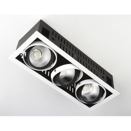 Влагозащищенный светильник Ambrella Light T813 BK/CH 3*12W 4200K