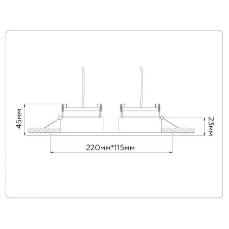 Встраиваемый светильник Ambrella Light TN51919