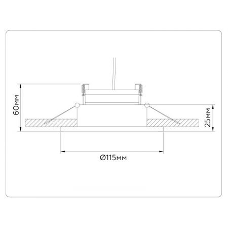 Встраиваемый светильник Ambrella Light TN52334