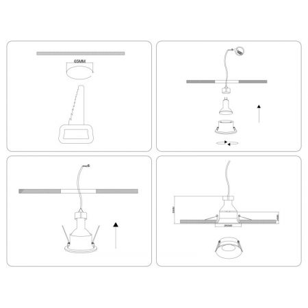 Встраиваемый светильник Ambrella Light TN11323