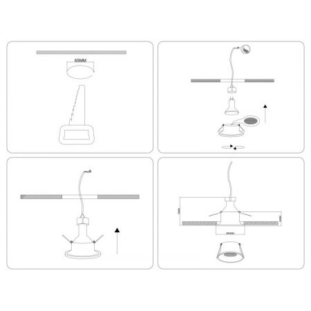 Встраиваемый светильник Ambrella Light TN102778