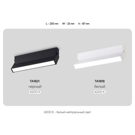 Накладной светильник Ambrella Light TA1821