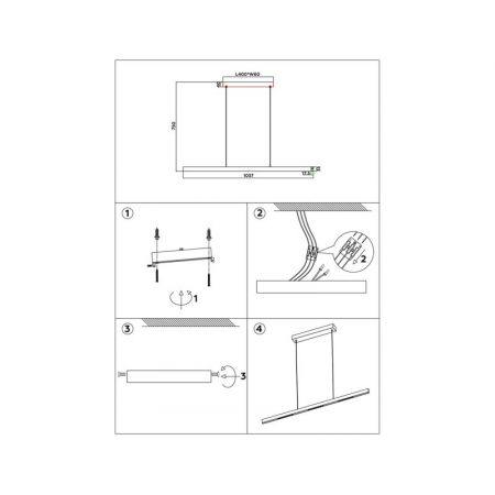 Линейный светильник Ambrella Light FL5831