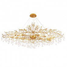 Подвесная люстра Crystal Lux REINA V2 SP12 L1500 GOLD PEARL