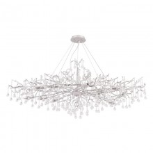 Подвесная люстра Crystal Lux REINA V2 SP12 L1500 SILVER PATINA