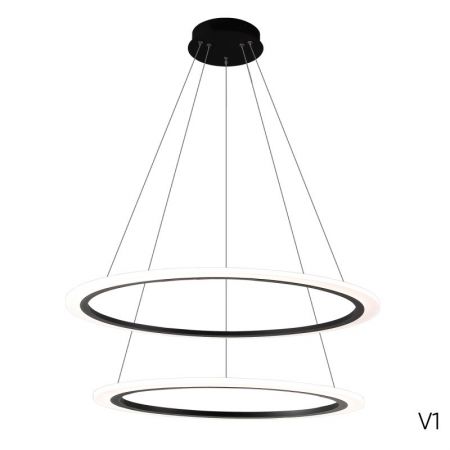 Подвесная люстра Crystal Lux MANZANA SP53W LED BLACK