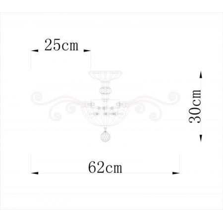 Люстра на штанге Divinare 8819/03 PL-3