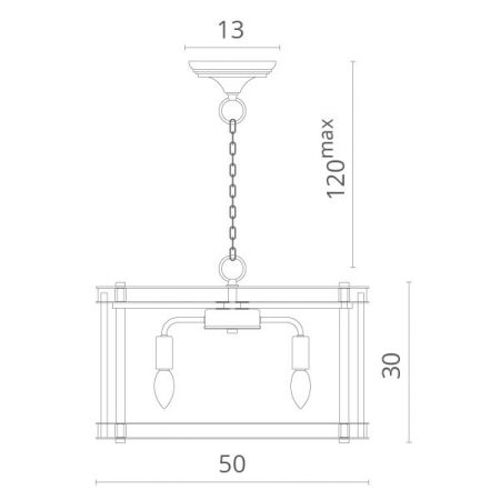 Подвесная люстра Divinare 8101/02 SP-8