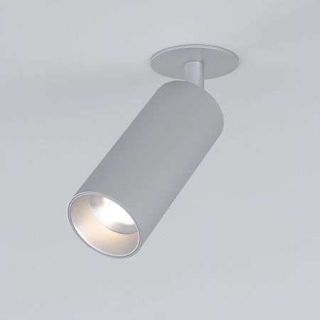 Встраиваемый светильник Elektrostandard Diffe серебряный 10W 4200K (25052/LED)