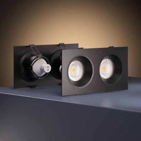 Встраиваемый светильник Elektrostandard 15700/02 черный