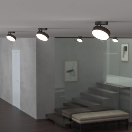 Накладной светильник Elektrostandard Pila черный 12W 4200К (25135/LED)