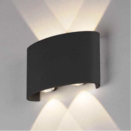Светильник настенный Elektrostandard 1555 TECHNO LED TWINKY DOUBLE черный
