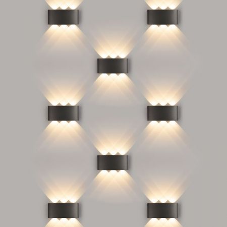 Светильник настенный Elektrostandard 1551 TECHNO LED TWINKY TRIO черный