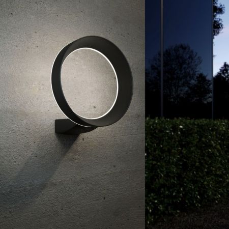 Светильник настенный Elektrostandard 1710 TECHNO LED Ring чёрный