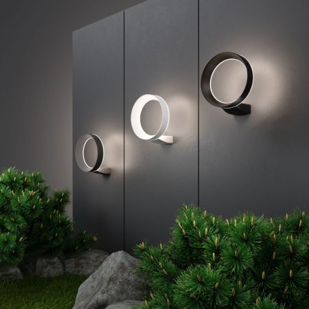 Светильник настенный Elektrostandard 1710 TECHNO LED Ring чёрный