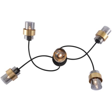 Накладная люстра Escada 1139/5P Black/Gold