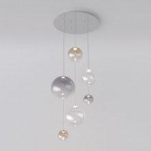 Подвесная люстра Eurosvet 50230 LED хром