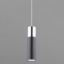 Подвесной светильник Eurosvet 50135/1 LED хром/черный