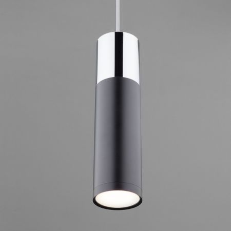 Подвесной светильник Eurosvet 50135/1 LED хром/черный