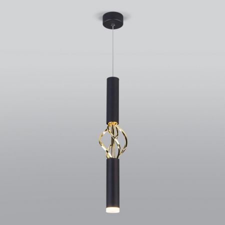 Подвесной светильник Eurosvet 50191/1 LED черный/золото