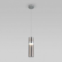 Подвесной светильник Eurosvet 50244/1 LED хром/дымчатый