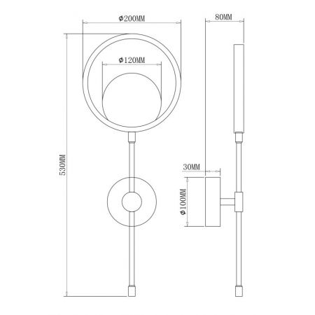 Бра Freya FR6110WL-L12GB