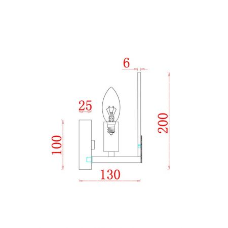 Бра Freya FR5237WL-01BS