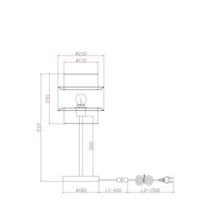 Настольная лампа Freya FR5333TL-01W