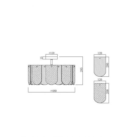 Люстра на штанге Freya FR5331CL-06CH