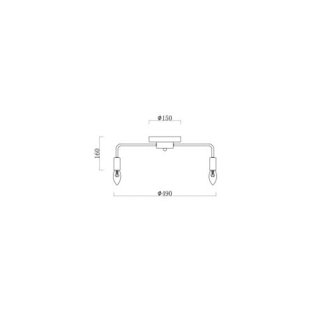 Накладная люстра Freya FR4010CL-05GB