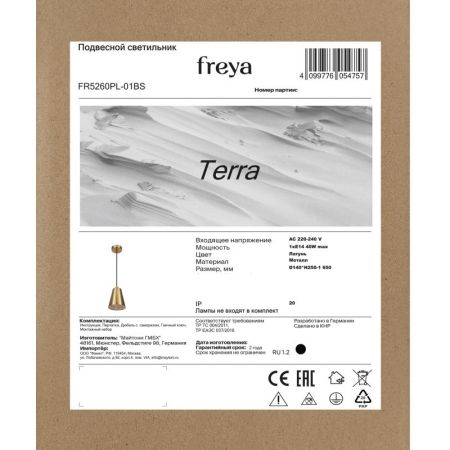 Подвесной светильник Freya FR5260PL-01BS