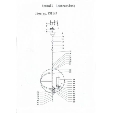 Подвесная люстра Lightstar 731147