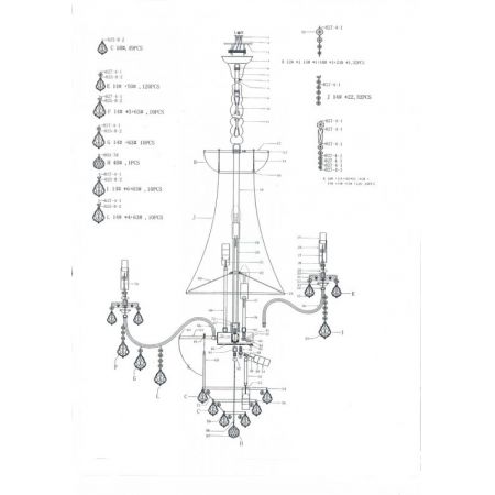 Подвесная люстра Lightstar 700294