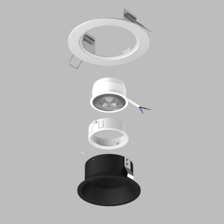 Встраиваемый светильник Lightstar D61607WMOD