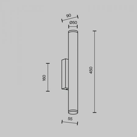 Бра MODELUX MS.101.450 AB
