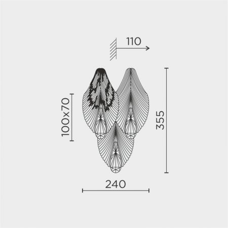 Бра MODELUX ML.6228.330 GD